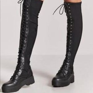 forever 21 combat boots